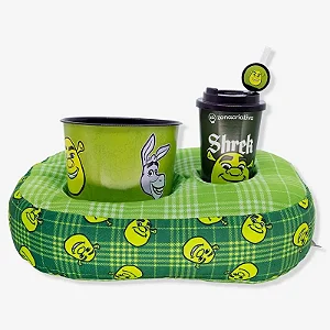 Kit Almofada Pipoca Plush Fibra SHREK