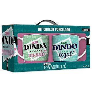 Caneca Dindo e Dinda c/ 2 unid 300ml