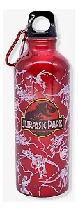 Garrafa Alumínio 500ml c/ Mosquetão  JURASSIC PARK