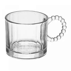 Cj 4 Xícaras de Chá Cristal  BALLS 190ml