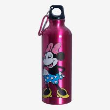 Garrafa de Aluminio 500ml c/ Mosquetão MINNIE MOUSE