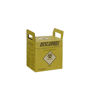 Descarbox Coletor para Material Perfurocortante Ecologic Descartável 13L - Kit 5un
