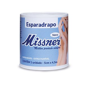 Missner Esparadrapo Impermeável Branco 5cm x 4,5m