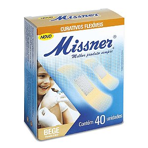 Missner Curativo Flexível Bege 40un