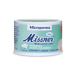 Missner Fita Microporosa Branca 2,5cm x 4,5m