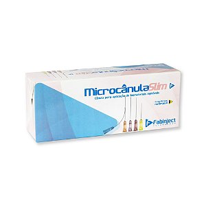 Fabinject Microcânula Slim 25G 0,50x50mm com 10un