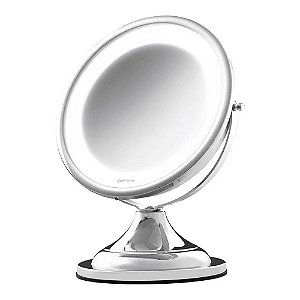 Crysbel Espelho de Mesa Classique Lux com Luz Led Branco Frio