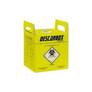 Descarbox Coletor para Material Perfurocortante Premium Descartável 7L