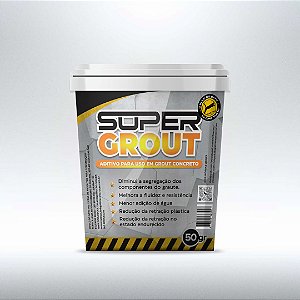 Super Grout - Aditivo Concreto - 10 Unidades 50gr