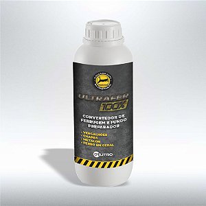 Ultrafer 100% 1 Lt - Convertedor de Ferrugem Concentrado e Fundo preparador