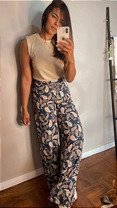 Calça estampada