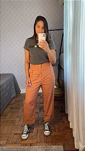 Calça aladim camel