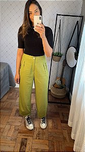 Calça aladim oliva