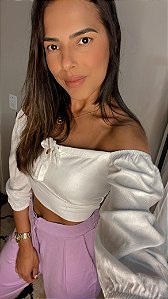 Blusa cropped off