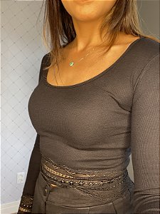 Blusa ml detalhes preta