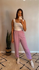 Calça lavanda basic