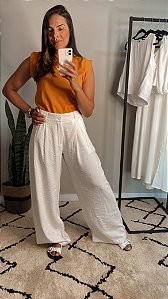 Calça reta off