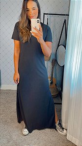 Vestido preto estonado