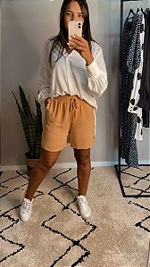 Short gabi camel