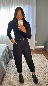 Blusa básica manga longa
