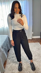 Blusa básica manga longa