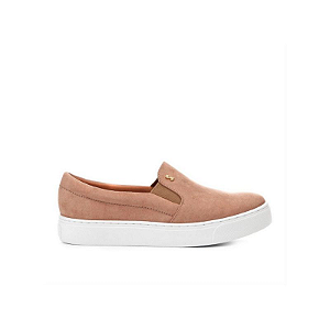 Slip On Santa Lolla Caixa Alta Feminino - Bege