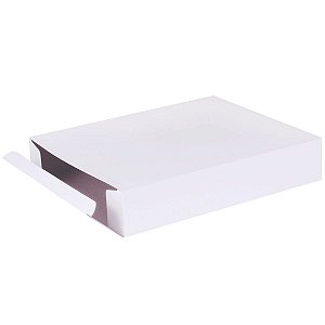 Caixa de presente 27x21,5x5cm - branca