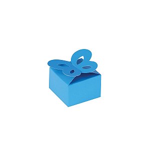 Caixa de presente 3x4,5x4,5cm - azul