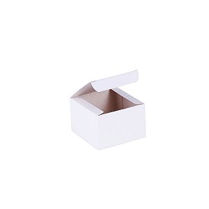 Caixa de presente 5,9x5,9x4cm - branca