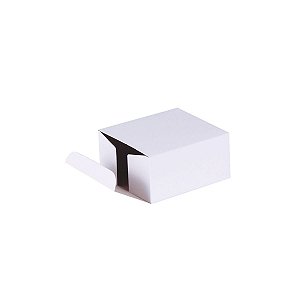Caixa de presente 8x7,5x4cm - branca