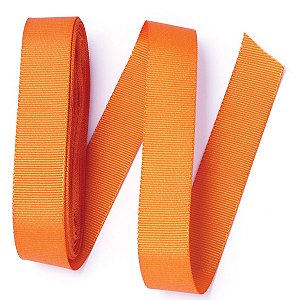 Fita de gorgurão Sinimbu nº5 - 22mm c/10mts - 1417 laranja