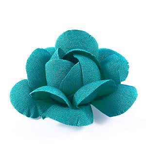 Forminhas para doces Camélia Chanel - verde piscina escuro