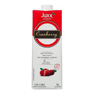 Suco de Cranberry e Morango Zero JUXX - 1L