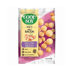 Snack S/Glúten Sabor Bacon GoodSoy - 25g