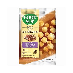 Snack S/Glúten Sabor Churrasco GoodSoy - 25g