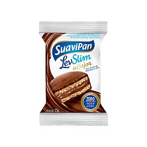 Alfajor Levslim Sabor Chocolate ao leite SuaviPan - 25g
