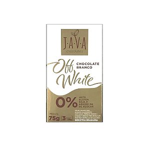 Chocolate Branco Zero Açúcar Off White Java - 75g