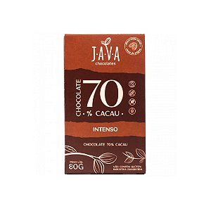 Chocolate 70% Cacau Intenso Java - 80g