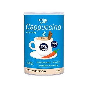 Cappuccino Proteico c/ Whey, Canela e Pimenta +Mu - 200g
