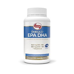 Ômega 3 EPA DHA Vitafor - 120 Cápsulas