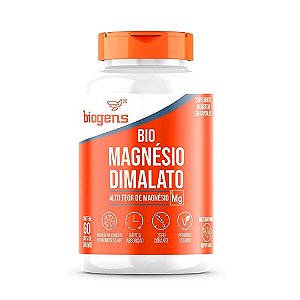Bio Magnésio Dimalato Vegano Biogens - 60 caps