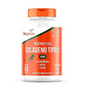 Regener Flex Colageno Tipo 2 Biogens - 60 Caps