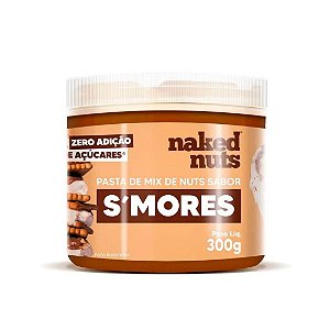 Pasta de Mix de Nuts Sabor Smores Zero Açúcar Naked Nuts - 300g