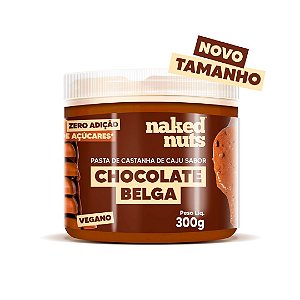 Pasta de Castanha de Caju com Chocolate Belga Crocante Zero Açúcar Naked Nuts - 300g