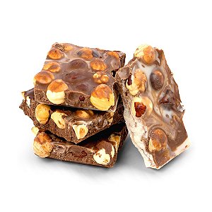 Quebra Quebra Avelã De Chocolate Ao Leite Vegano Zero Açúcar - 50g