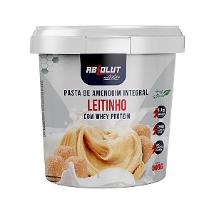 Pasta de Amendoim Leitinho Zero Açúcar Absolut - 500g