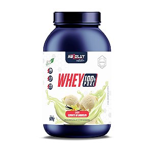 Whey Protein Concentrado 100% Sorvete de Baunilha Absolut - 900g