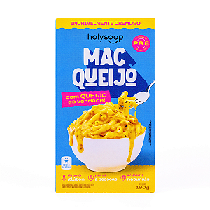 Macarrão MacQueijo Sem Glúten HolySoup HolyMac - 190g