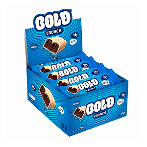 Bold Crunch Cookies e Cream Bold Snacks - Caixa 12 unidades
