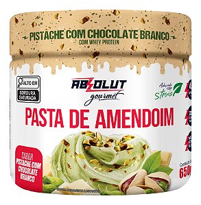 Pasta De Amendoim Pistache Zero Açúcar Whey Absolut Nutrition 650g